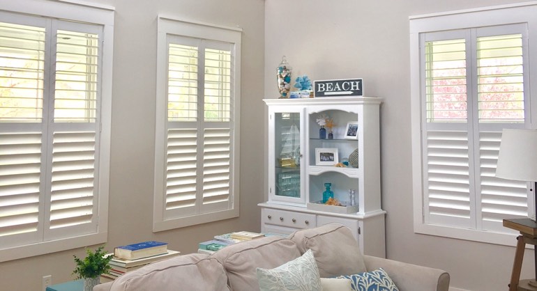 Phoenix Arizona shutters in living room